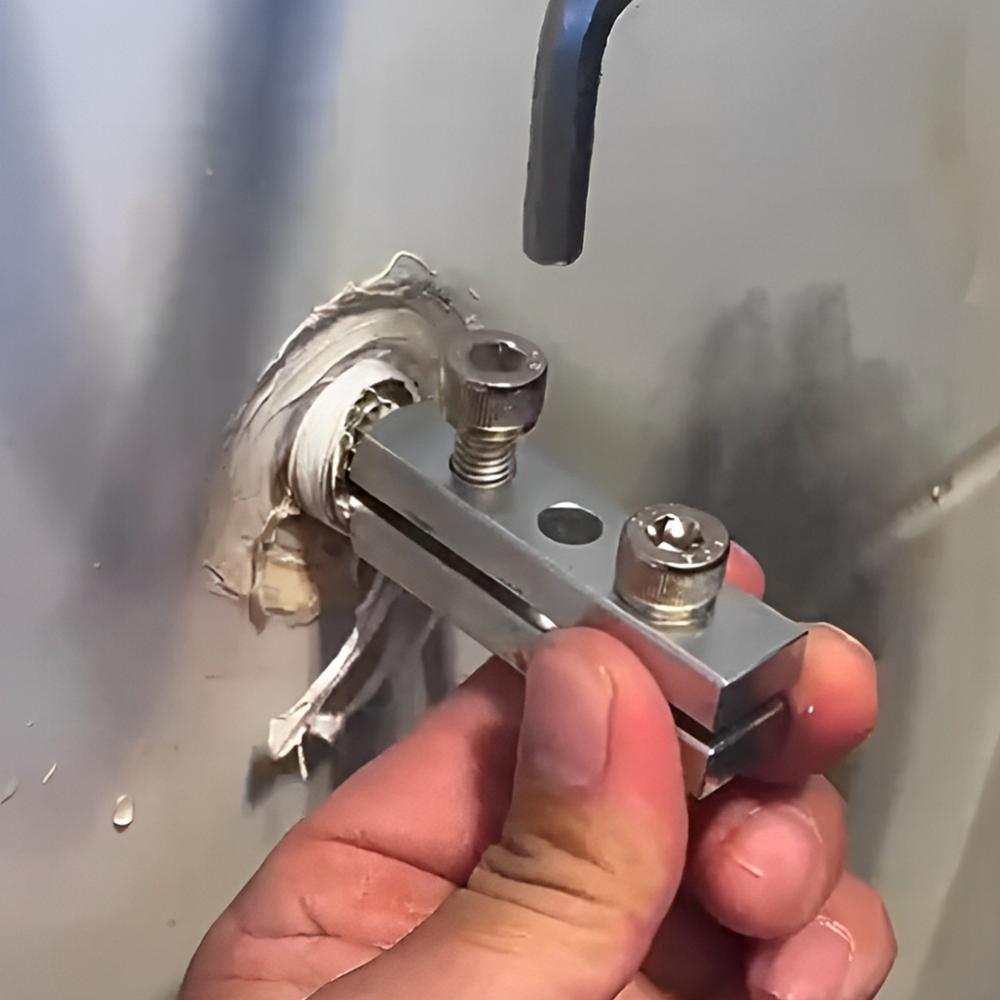 Faucet Valve Screw Extractor Multifunctional Stripped Screw Extractor Damaged Bolt Removing Tool corner valve wire extractor