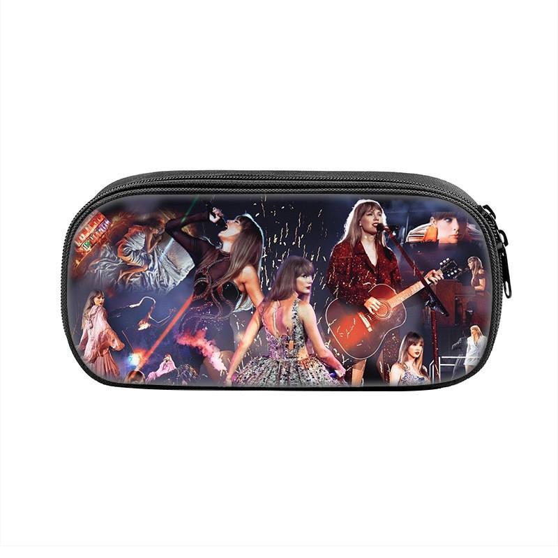 Taylor Swift Kids Pencil Case With Nylon Material For School Supplies And Storage