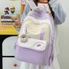 Schoolbag Small School Bag Girls Versatile Backpack Ins Mori High School Student Treasure Mini Backpack Light and Large Capacity