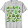 Types of Tree Leaves Biology Nature Educational T-Shirt