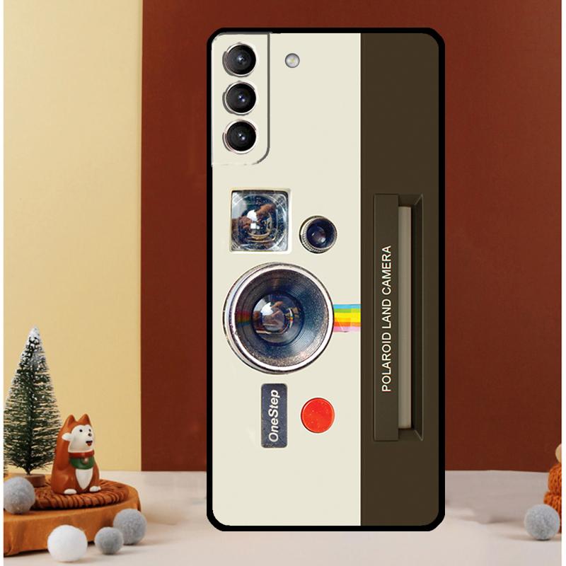 Retro Photo Camera Case For Samsung Galaxy S24 Ultra S23 S22 S21 S20 FE Note 20 S8 S9 S10 Note 10 Plus Cover