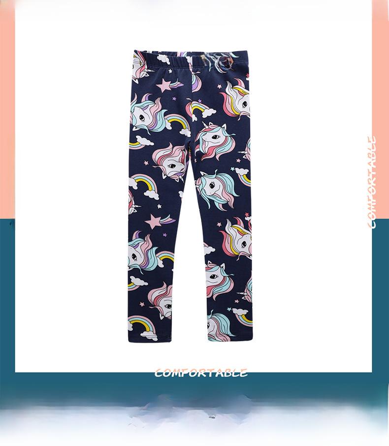 Girls' Autumn Pure Cotton Leggings: Anti-Mosquito Pants for Small and Medium-Sized Children