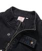 Nomanual No Religion Denim Rider Jacket - W.Black