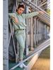Cotton Sweatpants with Pockets, Mint L/XL