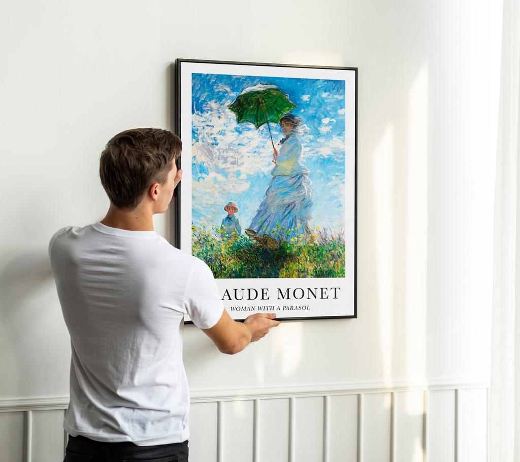 Poster Claude Monet Umbrella