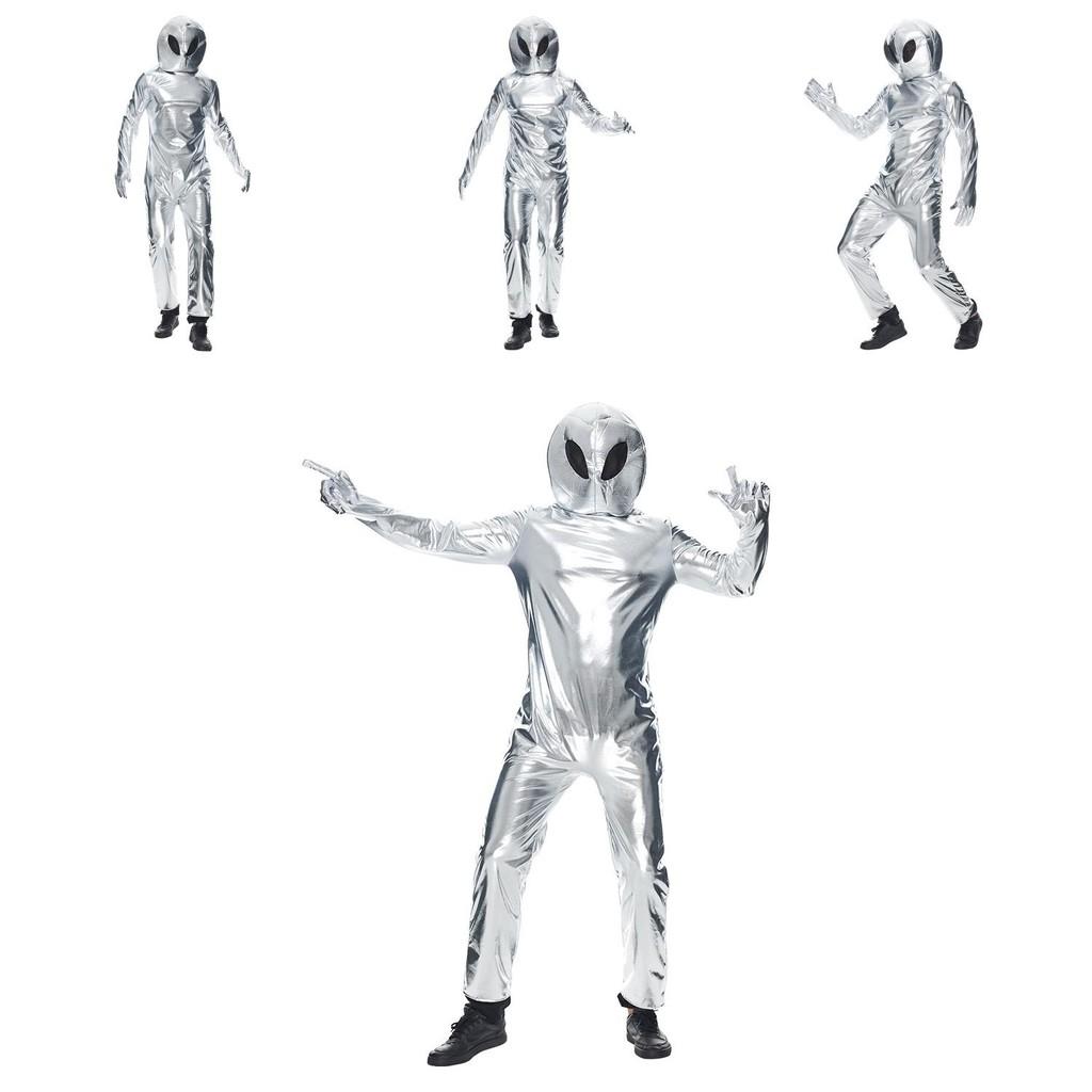 Halloween Alien Space Travel Costume For Adults And Teens With Polyester Fabric And Fun Ufo Theme