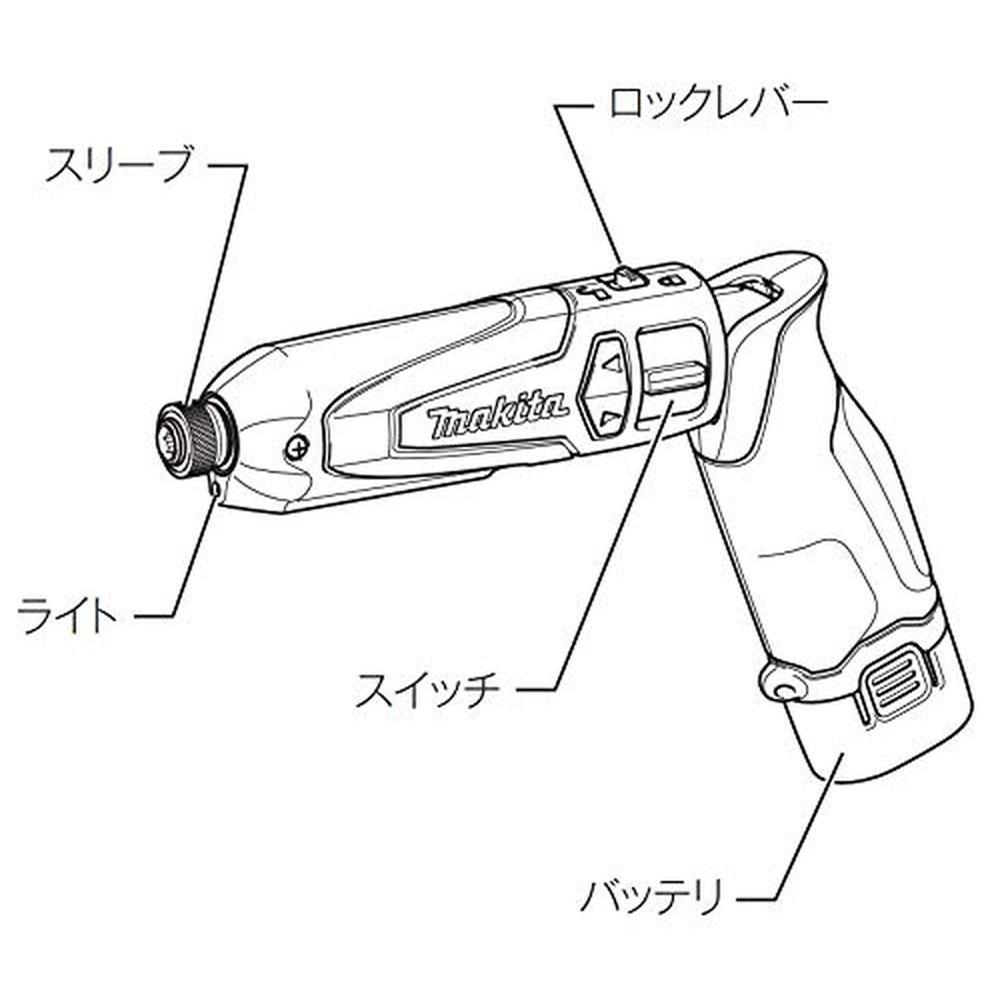 Makita Cordless Pen Impact Driver TD021DSHSP Blue Battery and Charger Included