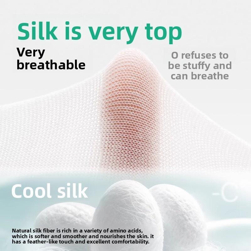 Silk Men's Mid-Calf Tights for Sports, Mesh Screen, Anti-hook Silk, Breathable, Cool and Soft Silk Tights
