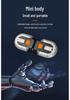 Wireless Remote Control Bicycle Tail Light with Type-C Charging, Detachable 1-Button, and Left/Right Steering Warning