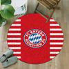 1pc B-Bayern Munich  Carpet, Round Rug, Comfortable, Suitable for Entryways, Living Rooms, Office, And Bedrooms, Christmas Decoration