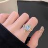 Niche Design, High-End Sweet And Cool Index Finger Ring, Embossed Domineering Dragon Ring, Personalized Love, Rose Open Ring.