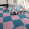12Pcs Winter Hot Selling Interlocking Mat 30x30CM Plush Splicing Carpet Bedside Mat for Bedroom All-Season Soundproof and Warm