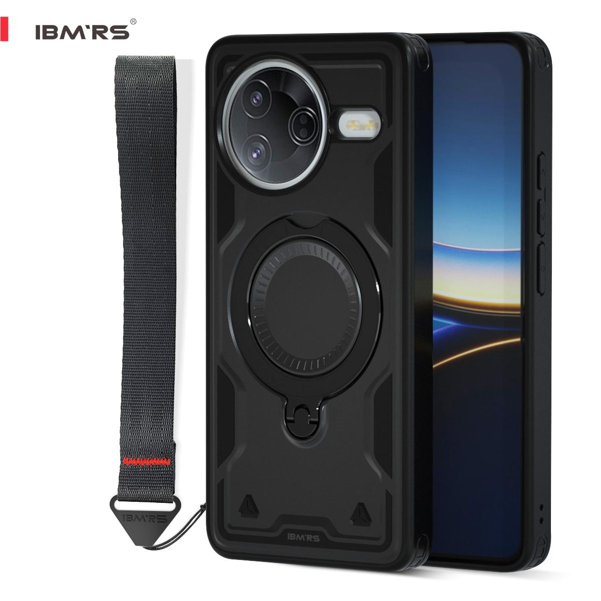 

for Redmi K80 Phone Case [Magnetic Shockproof] with Stand & Lanyard | Compatible for Xiaomi Poco Series чёрный