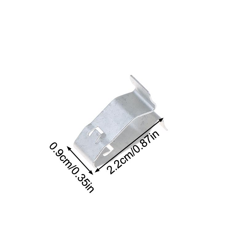Car Seat Iron Guard Buckle 10Pcs V Shaped Clips Support Interior Panel Backrest Securing Universal Fit for Sedan and SUV