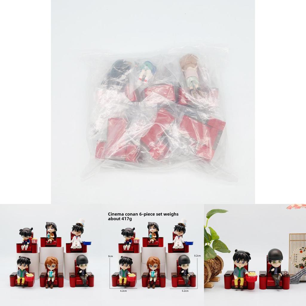 Detective Conan Rachel Moore Anita Hailey Kuroba Kaito Movie Theater Figurines For Office Desk