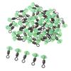 50pcs Fishing Rod Tip Rings - Repair Kit, 3 Colors And 4 Sizes