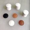 Flat Golf Ball Position Marker With Strong Magnetic Artificial Leather Round Golf Ball Marker Golfers Gift 4cm Size