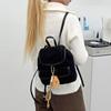 Fromheaven Suede Keyring Backpack Daily Bag