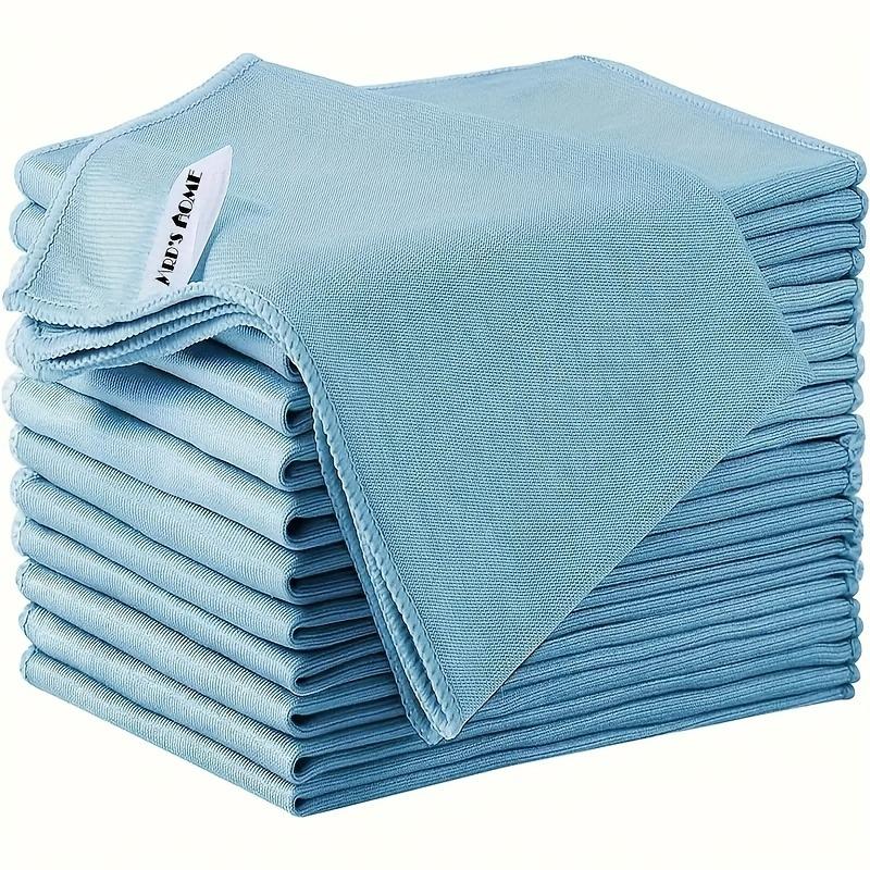 

20pcs Polyester Glass Cleaning Cloth,Lint Free Quickly Clean Window, Glasses,Windshields, Mirrors, and Stainless Steel,Kitchen