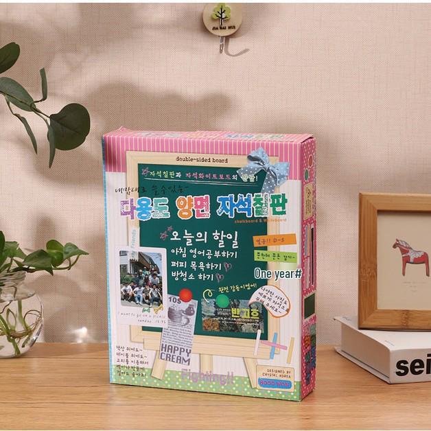 Home Children s Magnetic Blackboard with Tripod: Double-Sided Wooden Teaching Props 0276