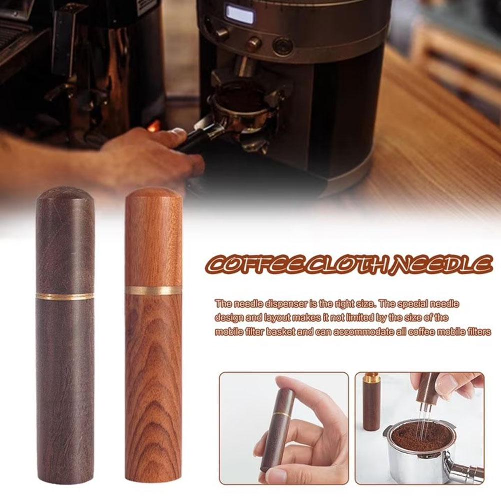 Stainless Steel Coffee Powder Tamper Espresso Powder Stirrer Distributor Leveler WDT Tools Cafe Stirring Barista Accessories
