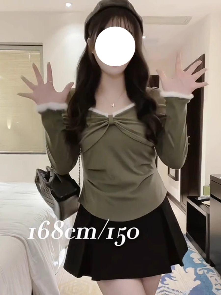 

Женская шикарная базовая рубашка с длинным рукавом большого размера, стройнящая - стиль начала осени