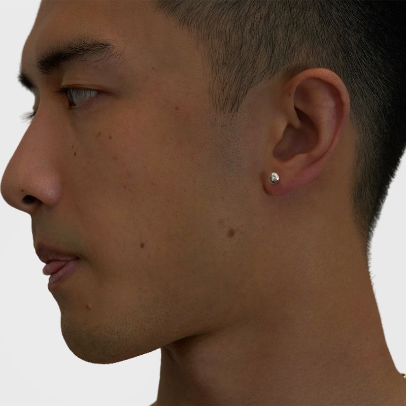 

BTB Оригинальная Неделя Ю Тун Серебро Антиаллергенный Бриллиант Single