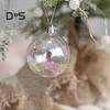 30 buc. Ornamente cu bile iridescente Mingi transparente de Crăciun Mingi din plastic agățate cu bule pentru petrecerea în copac Decor interior/exterior