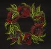 Cross Stitch Kit Abris Art Plants On a Black Background
