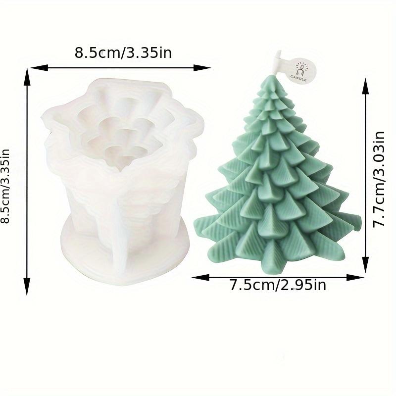 Christmas Silicone Mold DIY Pine Scented Candle Mold Cross-border Christmas Series Home Decoration