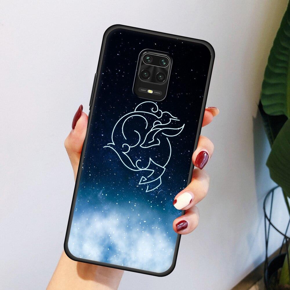 Anime genshin impact souhvězdí eula Pro Xiaomi Redmi Note 9S 9 8 7 10 Pro 8T 9C 9A 8A K40 Měkké TPU Pouzdro na telefon Černý kryt
