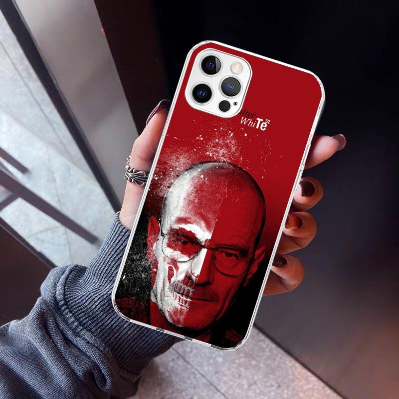 Breaking Bad WalterWhite Phone Case For iPhone 17 Air 11 13 Mini 14 15 Plus 16 12 Pro Max 16E SE 7 8 Pattern Soft TPU Back Cover