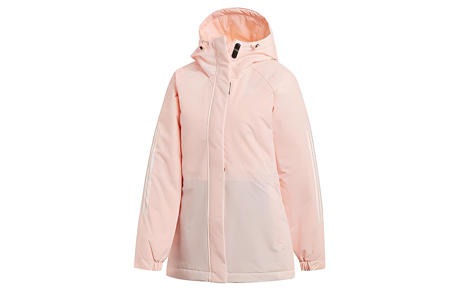 Adidas Puffer Jacket Winter Unisex Pink FT2594 L