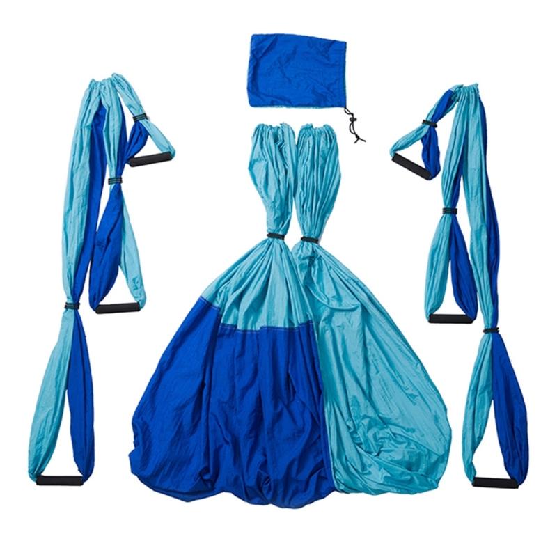 Indoor Sensory Therapy Swing Adults Nylon Fabric Yoga Suspension System Support Yoga Pilates Inversions Exercises Device