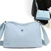 Nylon Crossbody Bag Women's Lightweight Commuter Shoulder Bag Multi-compartment Small Square Bag
