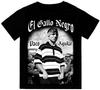 El Gallo Negro Old School Cholo Print On Shaka Wear Heavyweight Tee