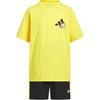 Casual Sportswear GRAPHIC TEE SET Yellow/Black Children Aged 3 7 Years Old KC8472