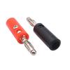 Convenient Red and Black 4mm Banana Plugs for Speaker Equipment (10pcs)