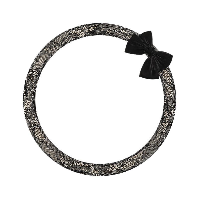 Exquisite Lace Car Steering Wheel Cover: Universal, Non-slip & Wear-resistant for All Seasons