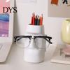 Cadeau Original pour Hommes Statue Visage Abstrait Porte-Lunettes et Porte-Stylo, Art Moderne Unique Décor de Bureau Organisateur de Bureau Bureau, Décoration de Maison,