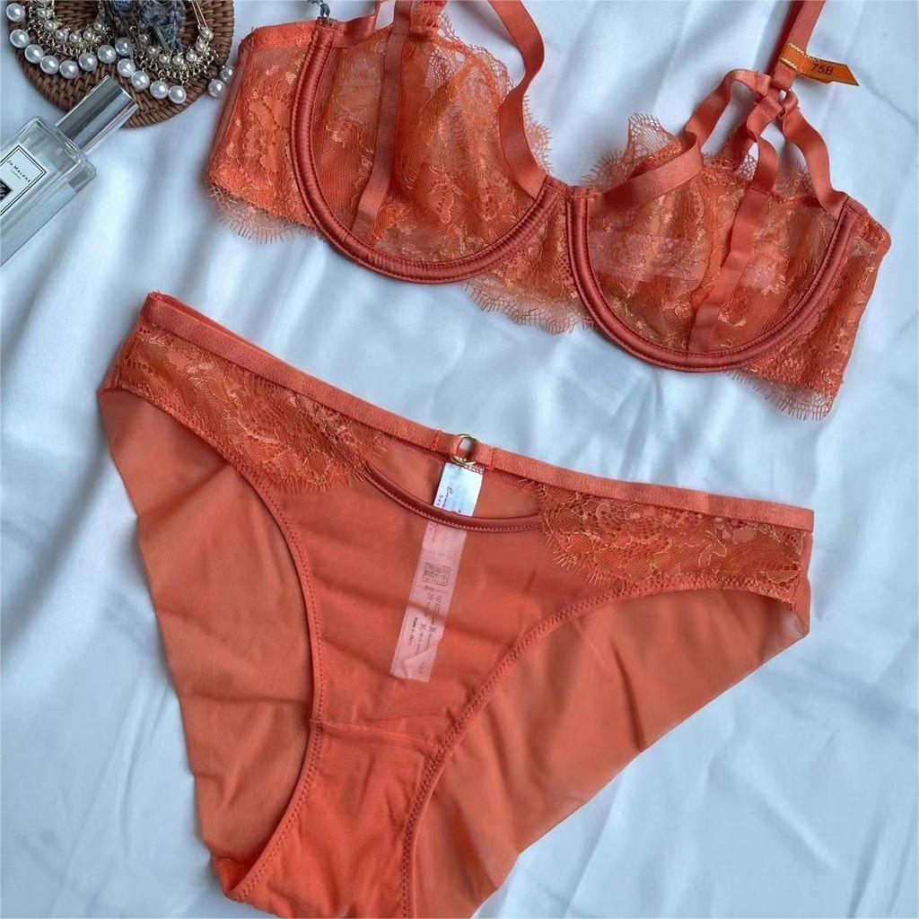 Manufacturer French Lace Underwear Ultra-thin Sexy Bra Bra Big Chest Small Strap Bra