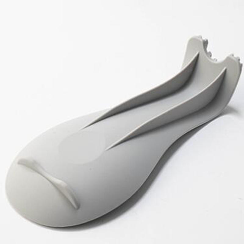 Silicone Kitchenware Tray, Kitchen Spatula, Soup Spoon, Silicone Spoon Holder, Household Thick Insulated Silicone Spoon Holder