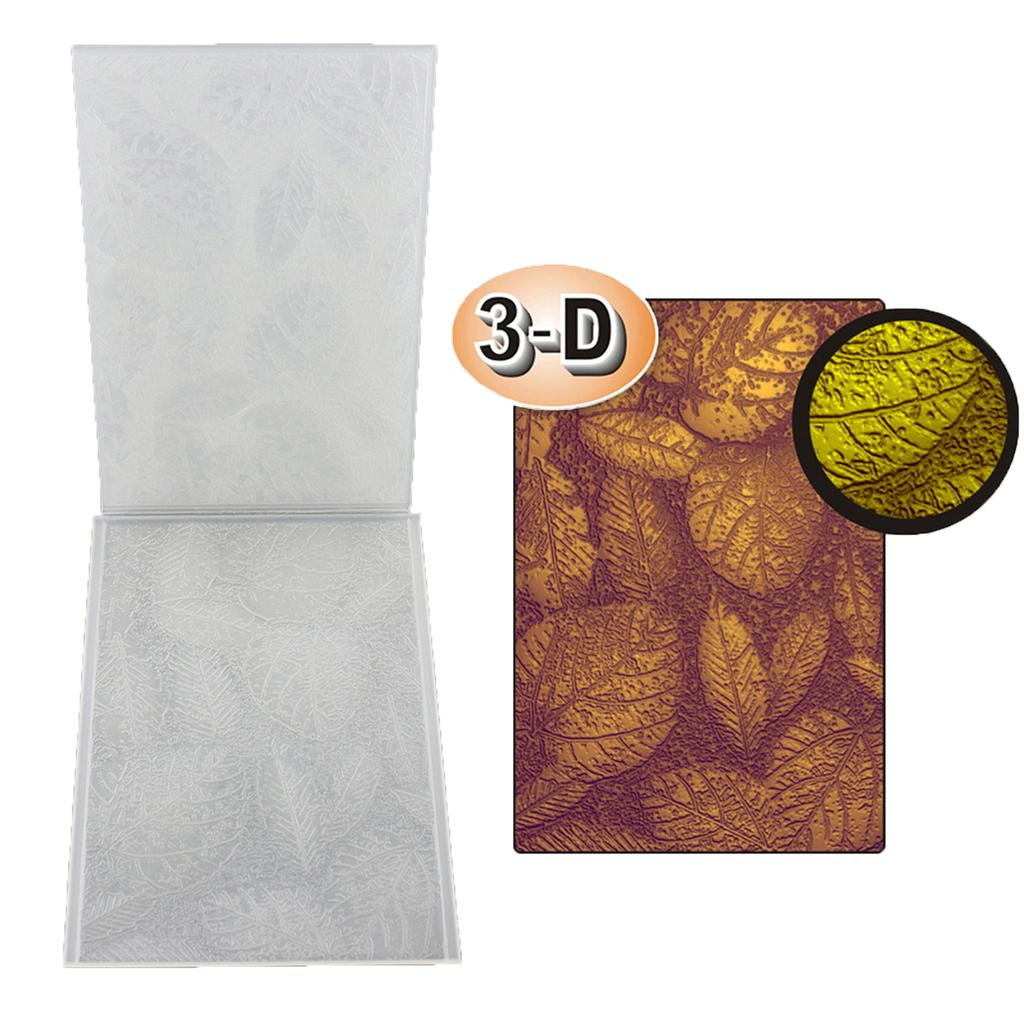 3d Embossing Folder Background Plastic Flower Stencil for Scrapbooking DIY Album Card Making Clay Jewelry Craft Decor