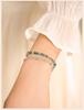 [Five Elements Mending Wood] Water Grass Agate Hand String 2025 New Small Fresh Versatile Show White temperament Braided Rope Bracelet
