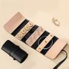 Multifunctional PU Leather Jewelry Storage Bag Portable Travel Pouch for Rings Earrings Bracelets
