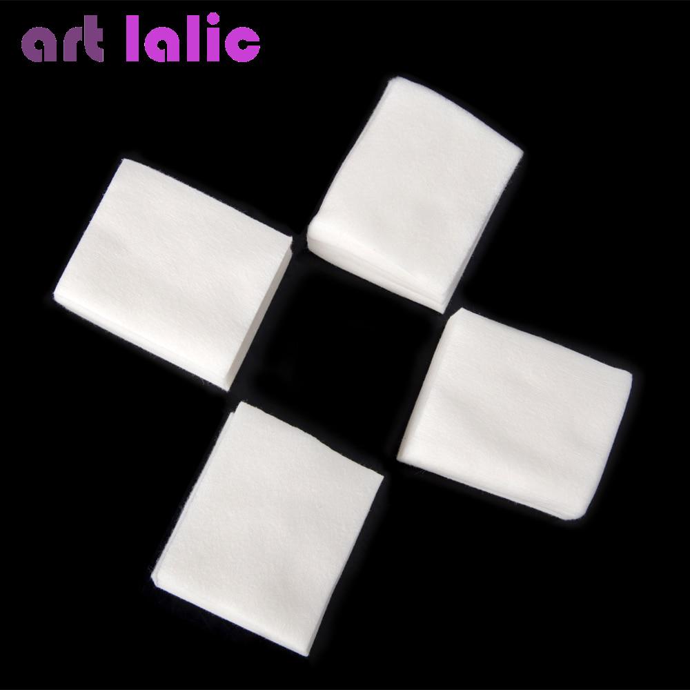 200Pcs Lint Free Nail Art Cleaner Cotton Wipes Nail Polish Remover Wipes Manicure Tool