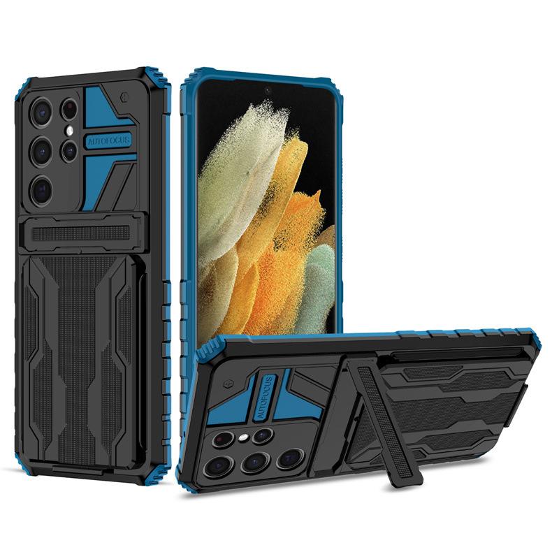 Suitable for Samsung S23 Ultra Creative Card Bag Holder Note20 King Kong Card Bag Anti Fall Mobile Phone Case