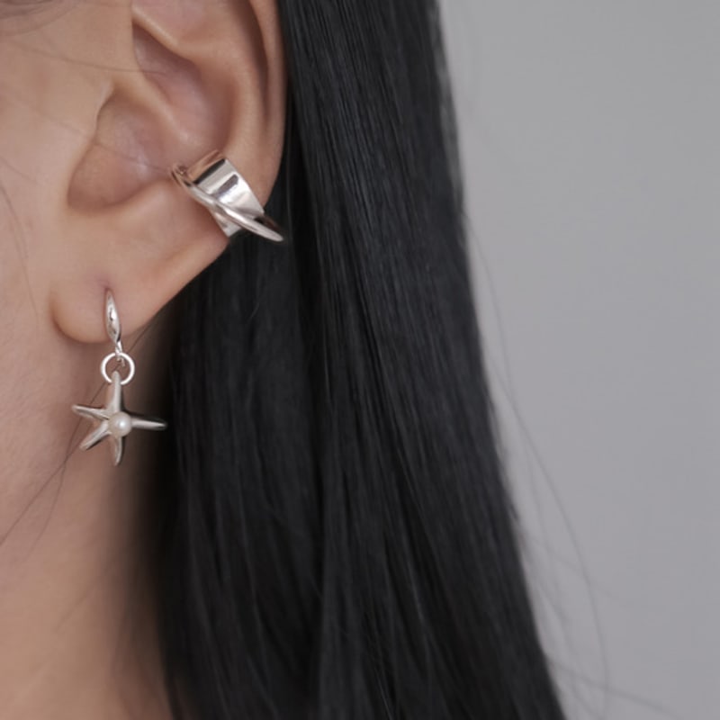 Reinheart Starfish Pearl Earring