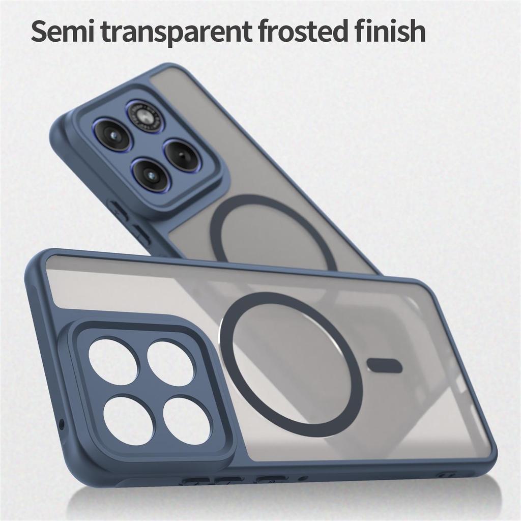 For Motorola Edge 70 Case Hard Matte Acrylic For MagSafe Magnetic Translucent Phone Cover For Moto Edge70 X70 Air Shell Bumper