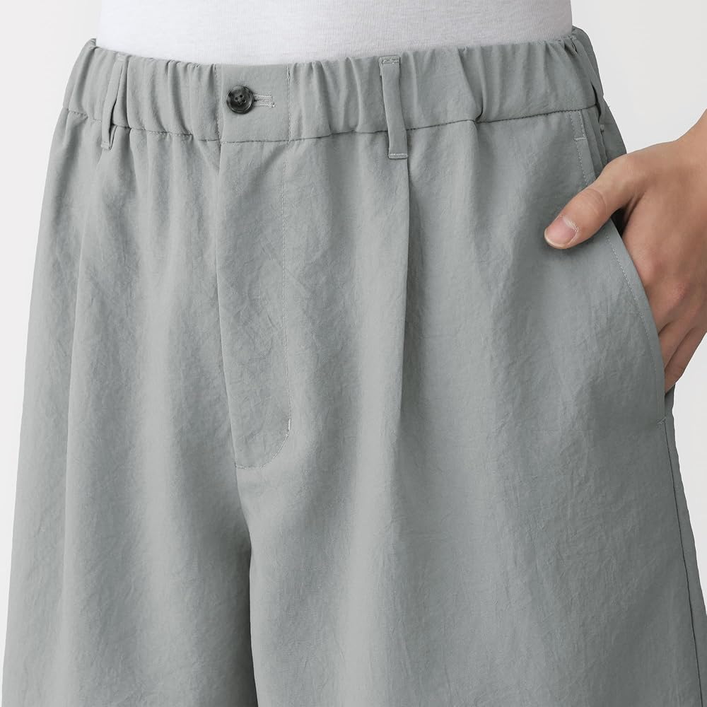 MUJI Men's Breathable Shorts AE11IA6S Black Size L